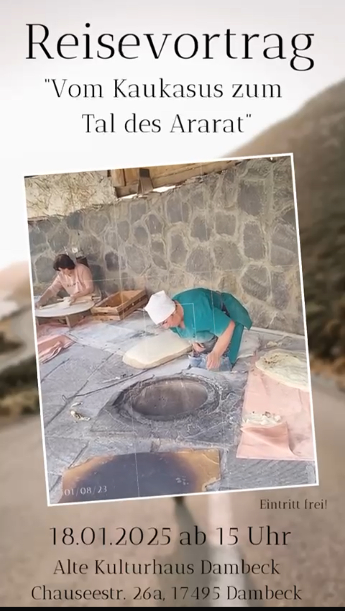 Reisevortrag Georgien-Armenien: "Vom Kaukasus zum Tal des Ararat"